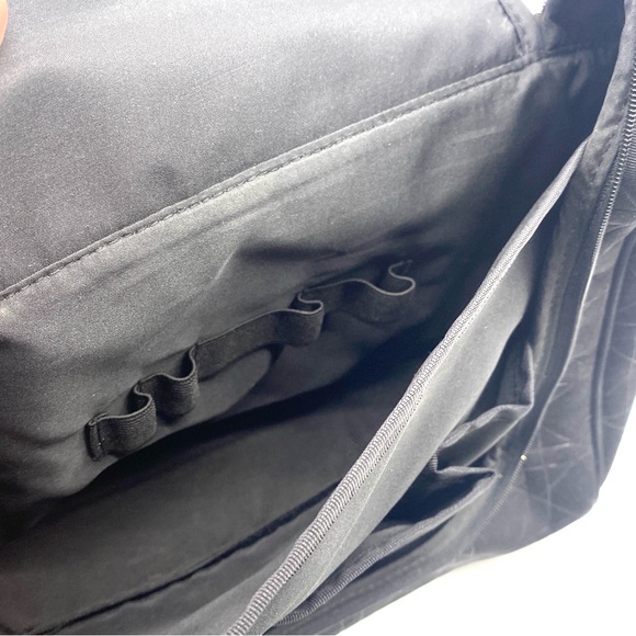 CHRISTIAN DIOR Black Cannage Travel Double Zipper Cosmetics Toiletry Bag Case - Picture 5 of 6